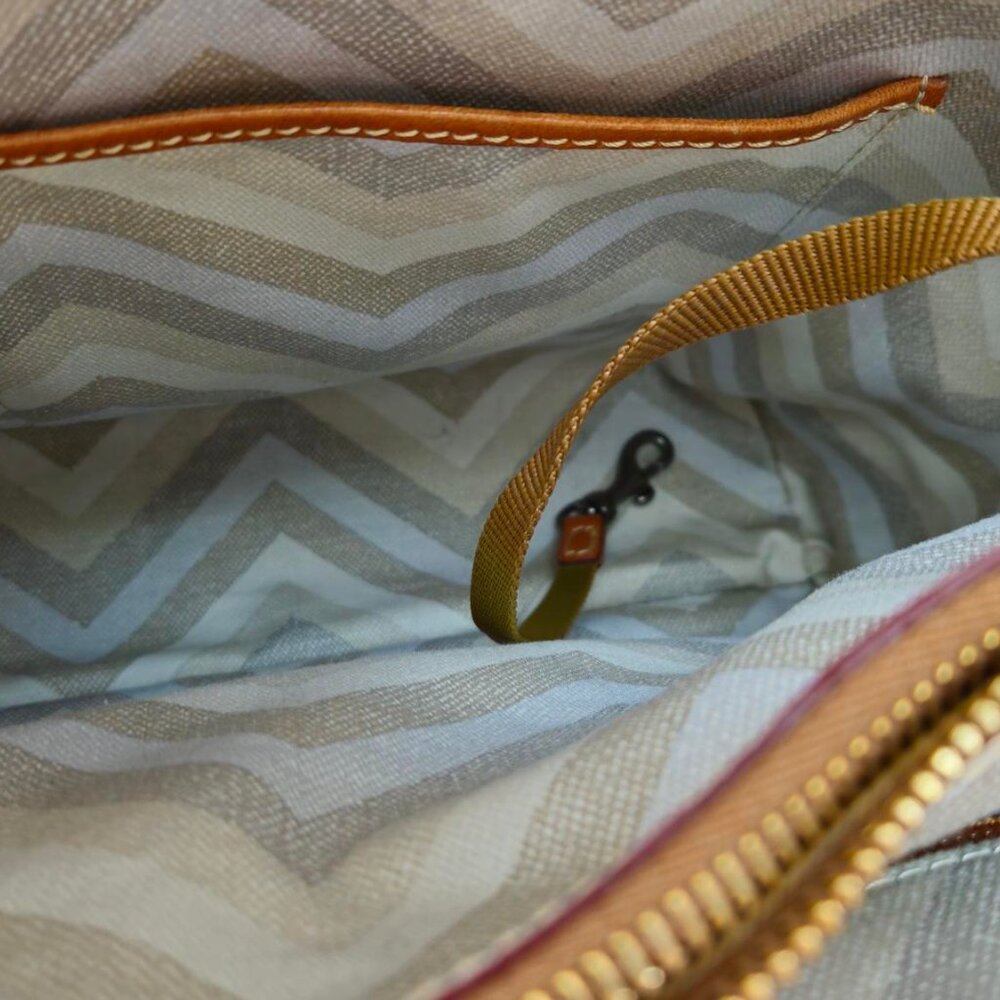 Dooney & Bourke Large Camel Shelby Shopper - Picture 7 of 12